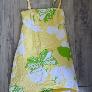 Lilly Pulitzer Girls  Yellow and Green Dress